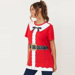 Women's Studio Mrs Claus Regular Fit T-Shirt