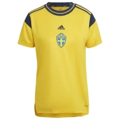 Women's Sweden Home FIFA World Cup 2022 Football Shirt