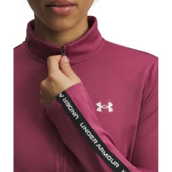 Women's Tech Tape Zipped Long-Sleeve Performance Gym Top