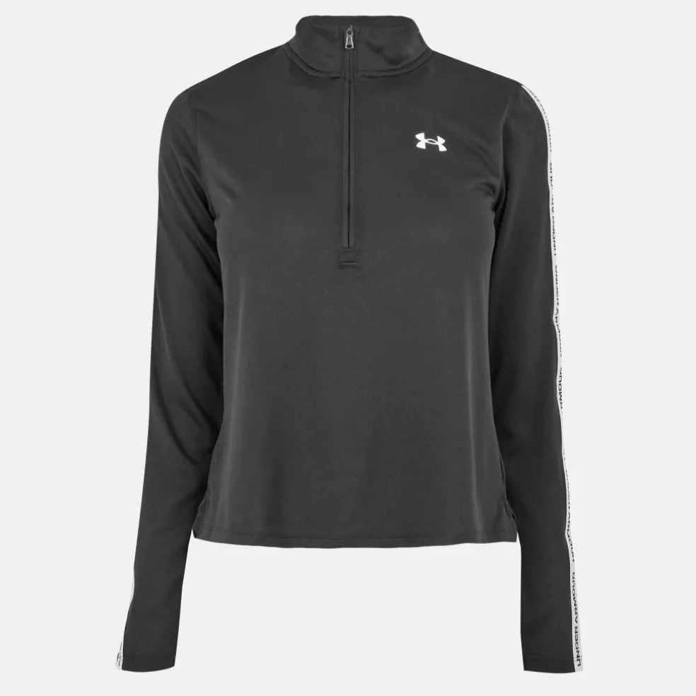 Women's Tech Tape Zipped Long-Sleeve Performance Gym Top