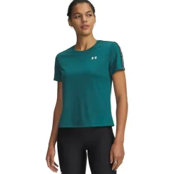 Women's Tech Taping Short-Sleeve Performance Gym Top