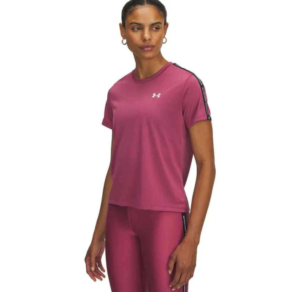 Women's Tech Taping Short-Sleeve Performance Gym Top