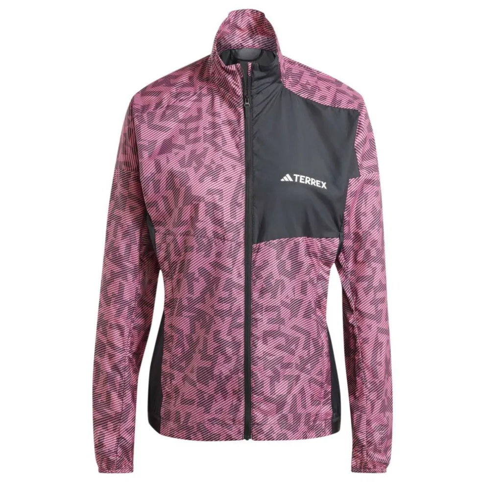 Women's Terrex Trail Water-Resistant Long Sleeve Performance Running Jacket