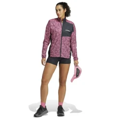 Women's Terrex Trail Water-Resistant Long Sleeve Performance Running Jacket