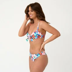 Women's Tie Front Plunge Bikinis