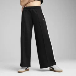 Womens T7 Low Rise Open Hem Poly Joggers