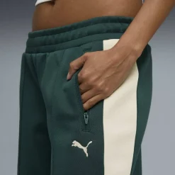 Womens T7 Low Rise Open Hem Poly Joggers