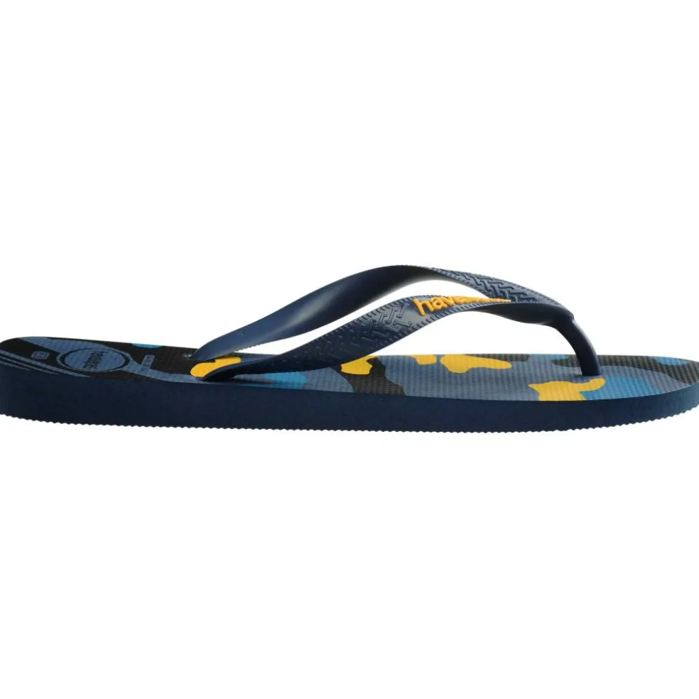 Women's Top Camu Indigo Blue Flip Flops