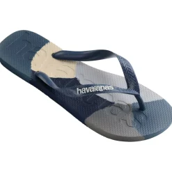 Women's Top Logomania Colors II Black Flip Flops