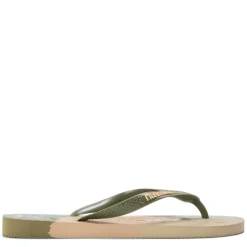 Women's Top Logomania Colors II Black Flip Flops