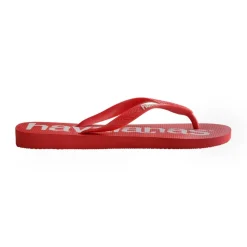 Women's Top Logomania Ruby Red Flip Flops