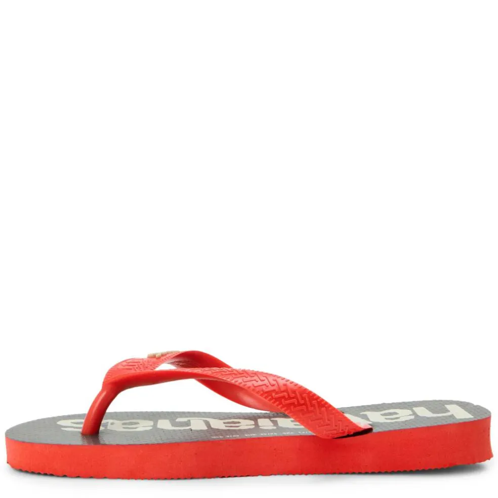 Women's Top Logomania Ruby Red Flip Flops