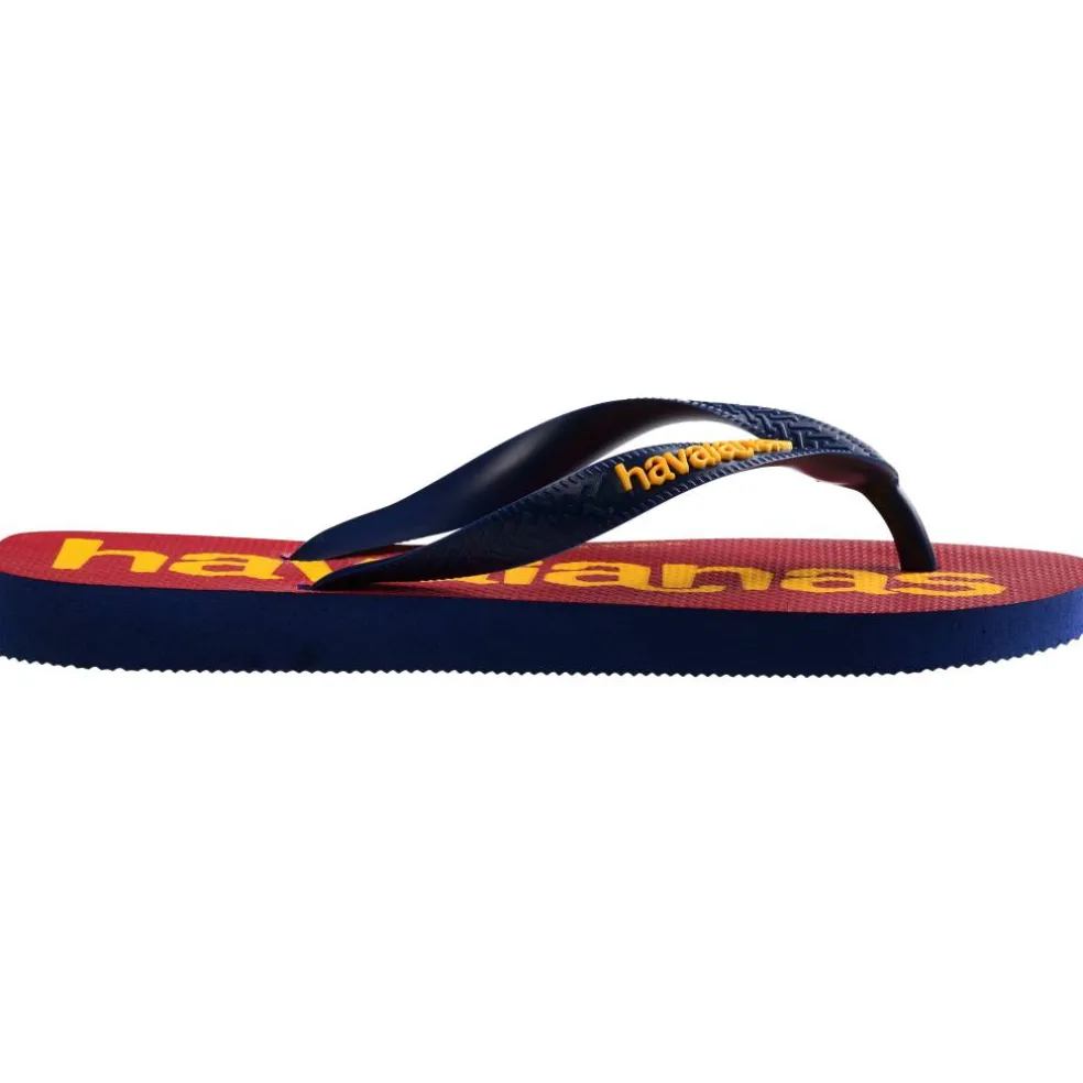 Women's Top Logomania Ruby Red Flip Flops