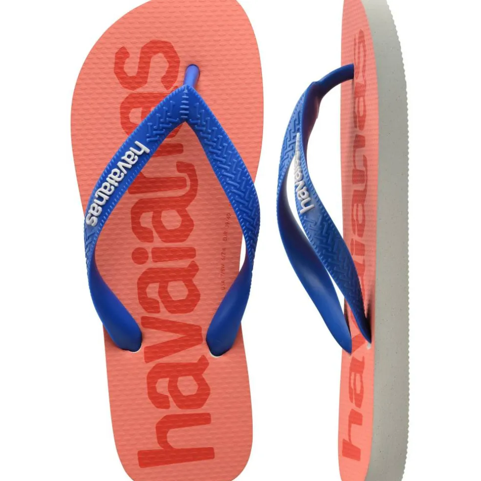 Women's Top Logomania Ruby Red Flip Flops