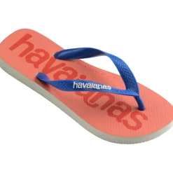 Women's Top Logomania Ruby Red Flip Flops