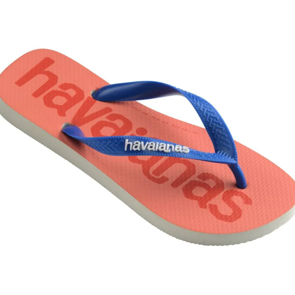 Women's Top Logomania Ruby Red Flip Flops