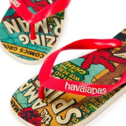 Women's Top Marvel Classics Beige Flip Flops