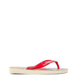 Women's Top Marvel Classics Beige Flip Flops