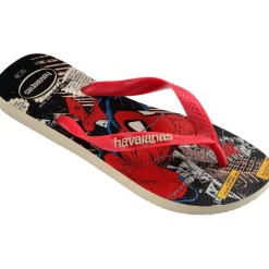 Women's Top Marvel Classics Beige Flip Flops