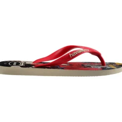 Women's Top Marvel Classics Beige Flip Flops