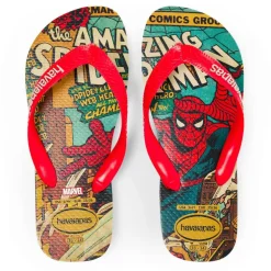 Women's Top Marvel Classics Beige Flip Flops