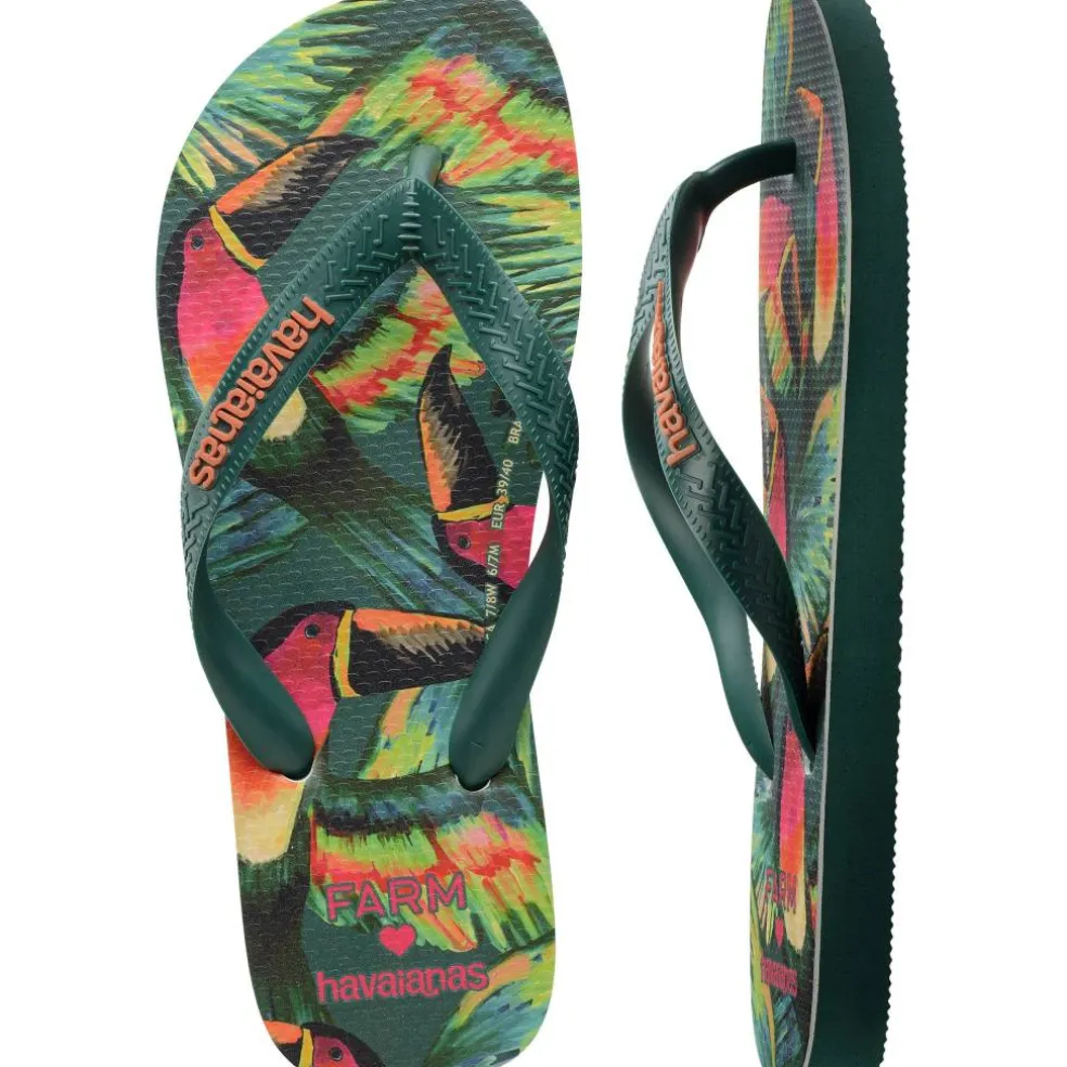 Women's Top Print Flip Flops