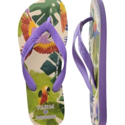 Women's Top Print Flip Flops