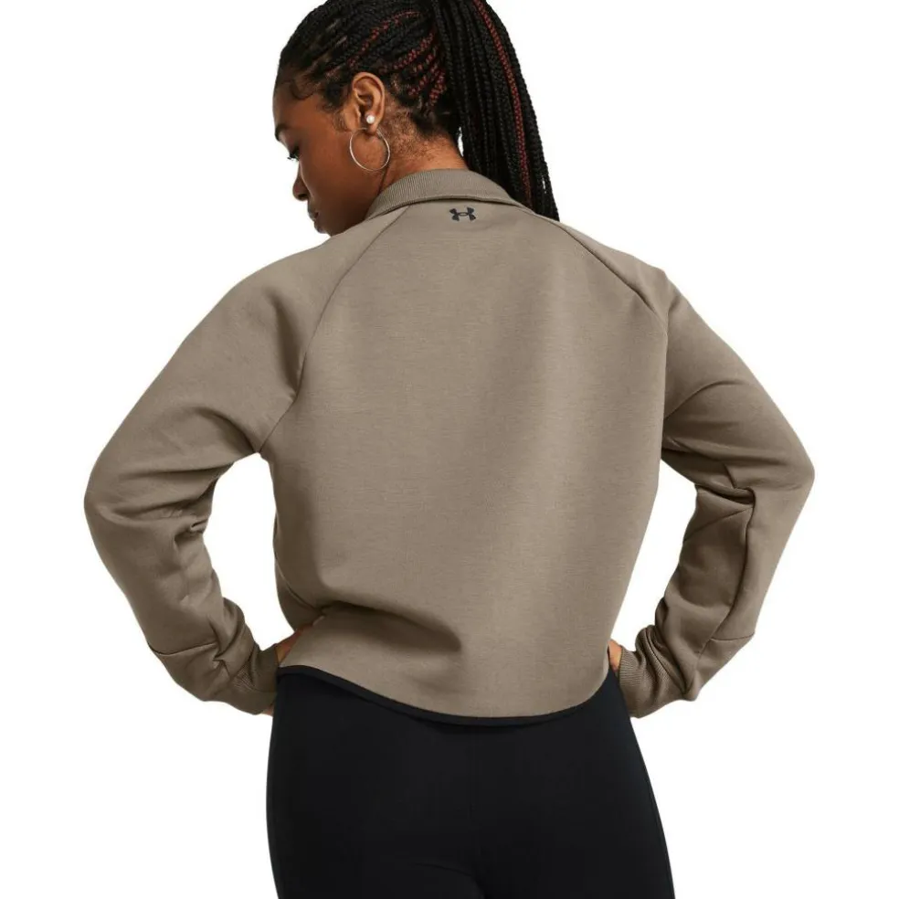 Women's Unstop Rugby Cropped Crew Sweatshirt