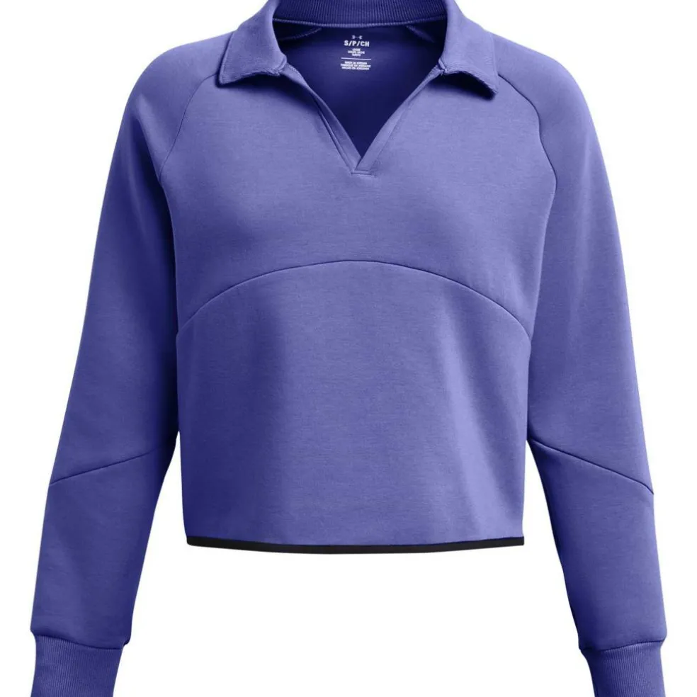 Women's Unstop Rugby Cropped Crew Sweatshirt