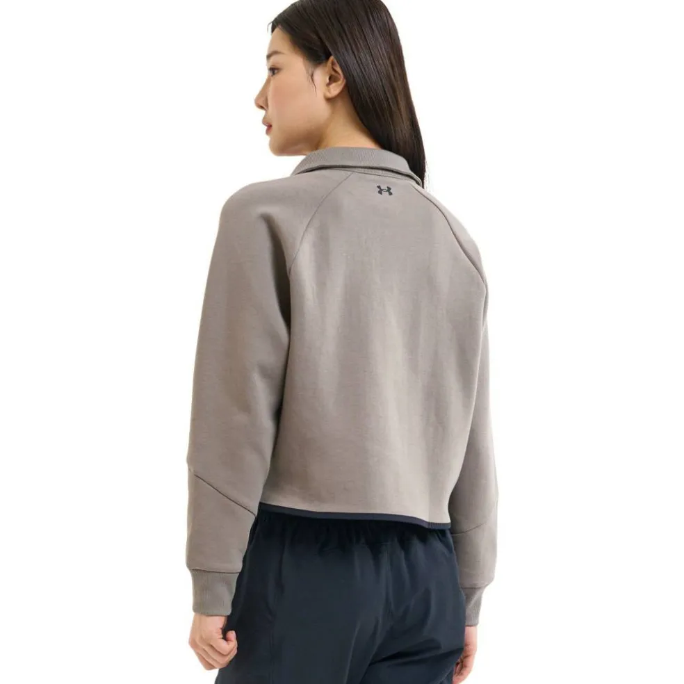 Women's Unstop Rugby Cropped Crew Sweatshirt