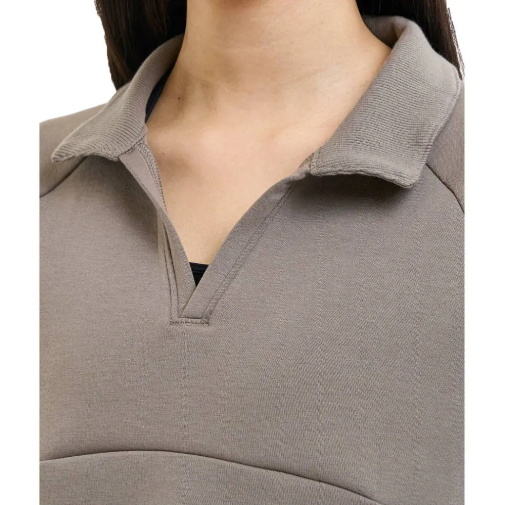 Women's Unstop Rugby Cropped Crew Sweatshirt