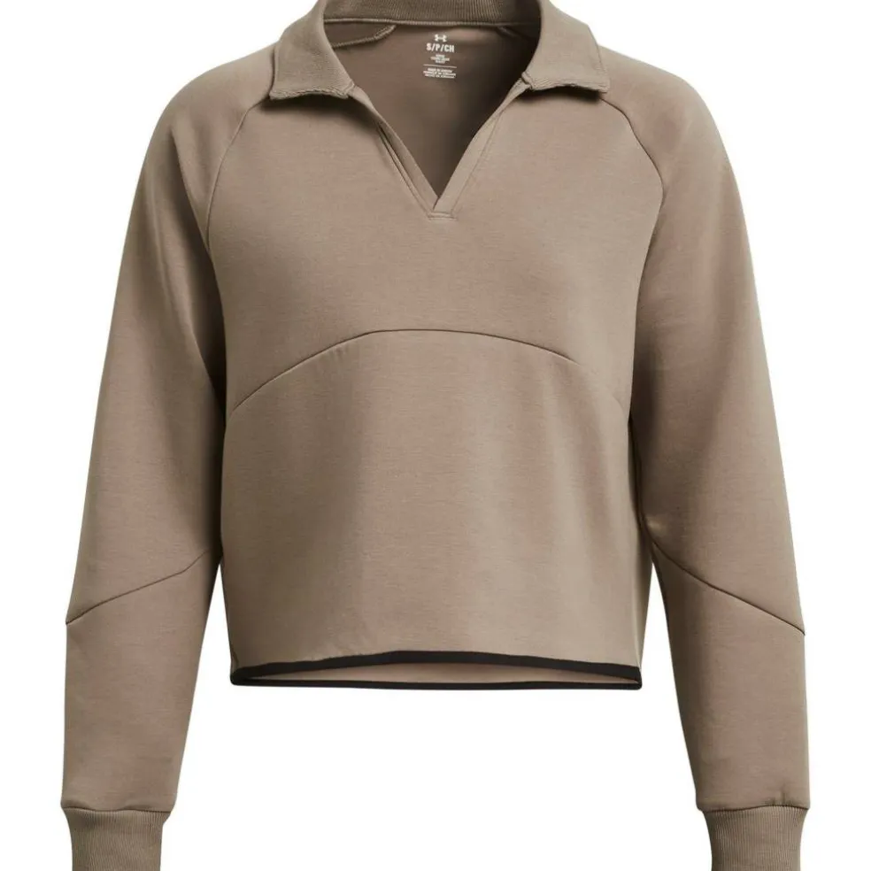 Women's Unstop Rugby Cropped Crew Sweatshirt