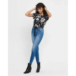 Women's Vic All Over Print Short-Sleeve Blouse