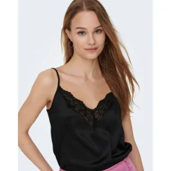 Women's Victoria Lace Woven Cami Vest