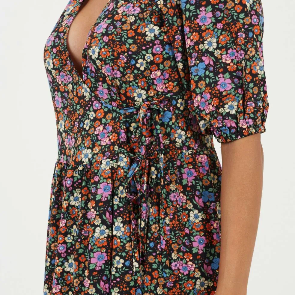 Women's V Neck A Line Dress