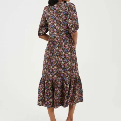 Women's V Neck A Line Dress