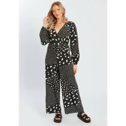 Women's V-Neck Jumpsuit