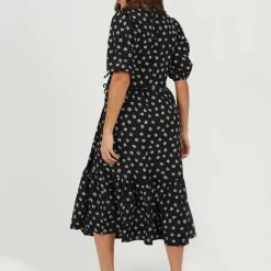 Womens V Neck Wrap Dress