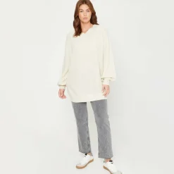 Women's V Slouch Crew Neck Jumper