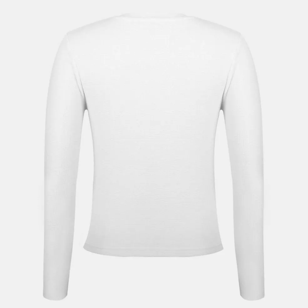 Women's Waffle LSBaby Cotton Crew Neck Slim Fit Long Sleeve T-Shirt