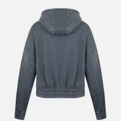 Women's Washed ZT Cotton Long Sleeve Zip Hoodie