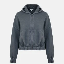 Women's Washed ZT Cotton Long Sleeve Zip Hoodie