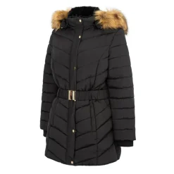 Womens Waterproof Long Sleeve Mid-Length Puffer Jacket