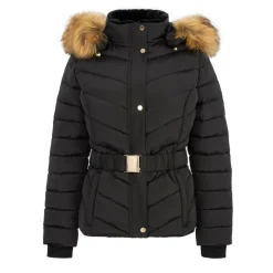 Women's Water Resistant Hooded Short Puffer Jacket