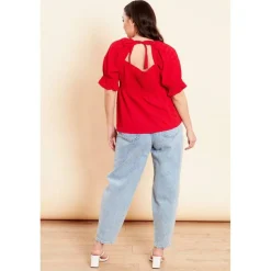 Women's Wednesd Puff Sleeve Top