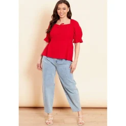 Women's Wednesd Puff Sleeve Top