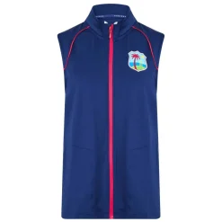 Women's West Indies Cricket Lightweight Water-Repellent Sleeveless Gilet