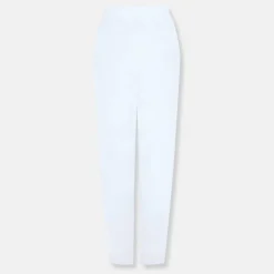 Womens White Wide Leg Jogging Bottom