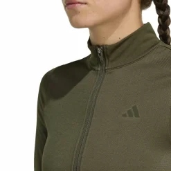 Women's Workout Essentials CLIMACOOL Full Zip Long Sleeve Performance Training Jacket