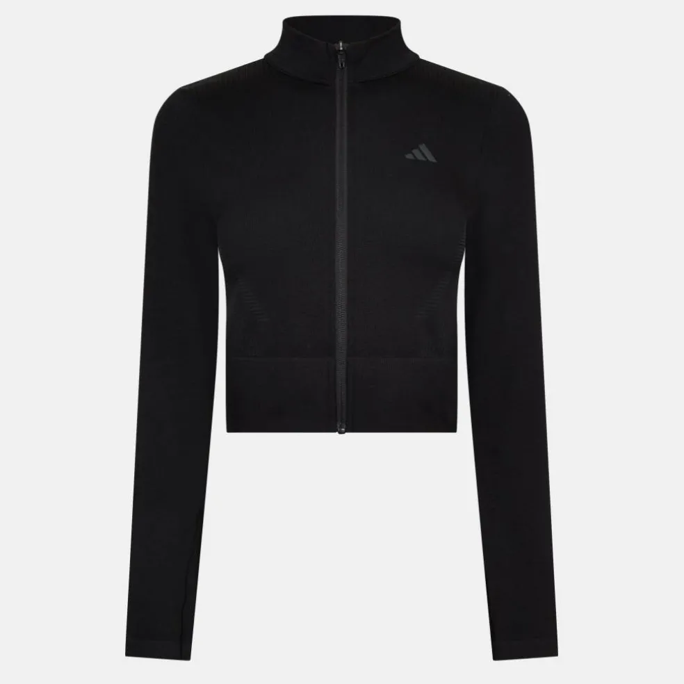 Women's Workout Essentials CLIMACOOL Full Zip Long Sleeve Performance Training Jacket